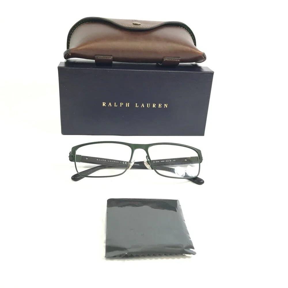 Ralph Lauren Eyeglasses Frames RL5095 9283 Tortoise Green Rectangle 56-16-145